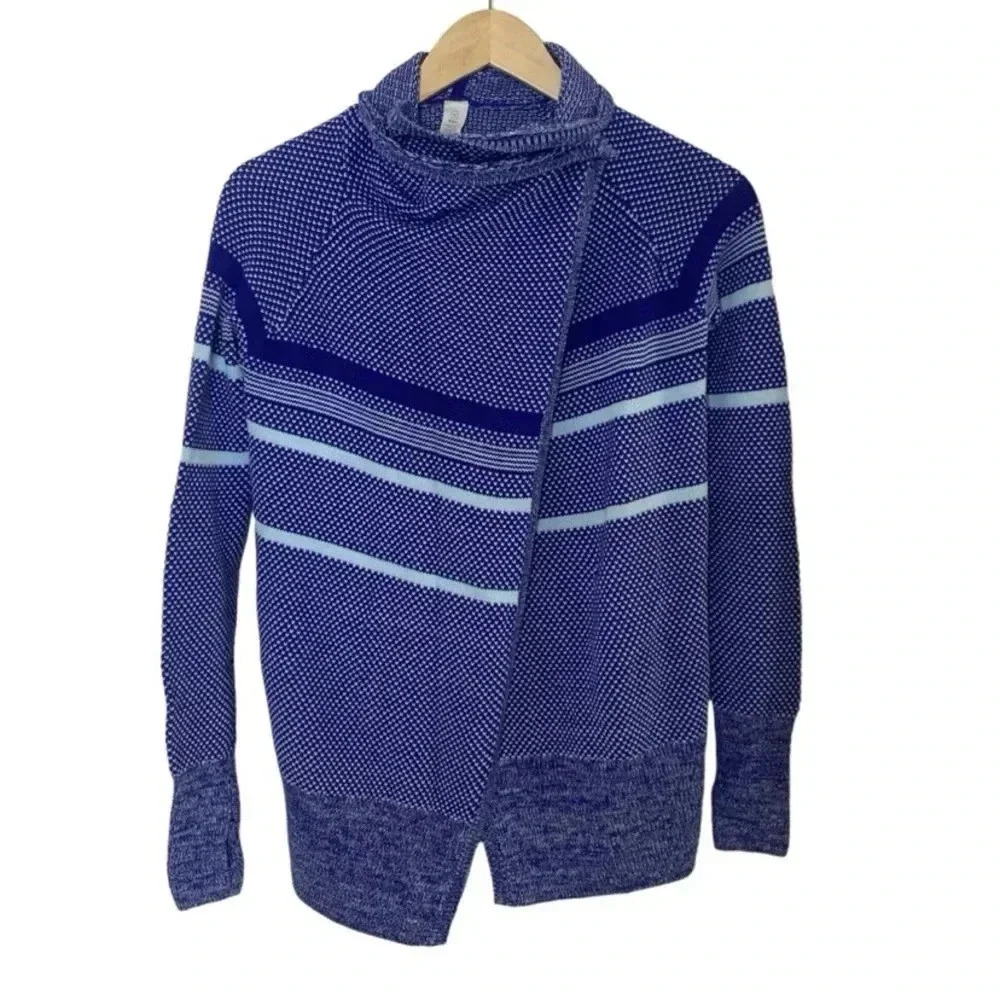 Ivivva Lululemon Girls Feeling Toast Wrap Sweater